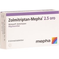 Золмитриптан Мефа Оро 2,5 мг 6 ородиспергируемых таблеток